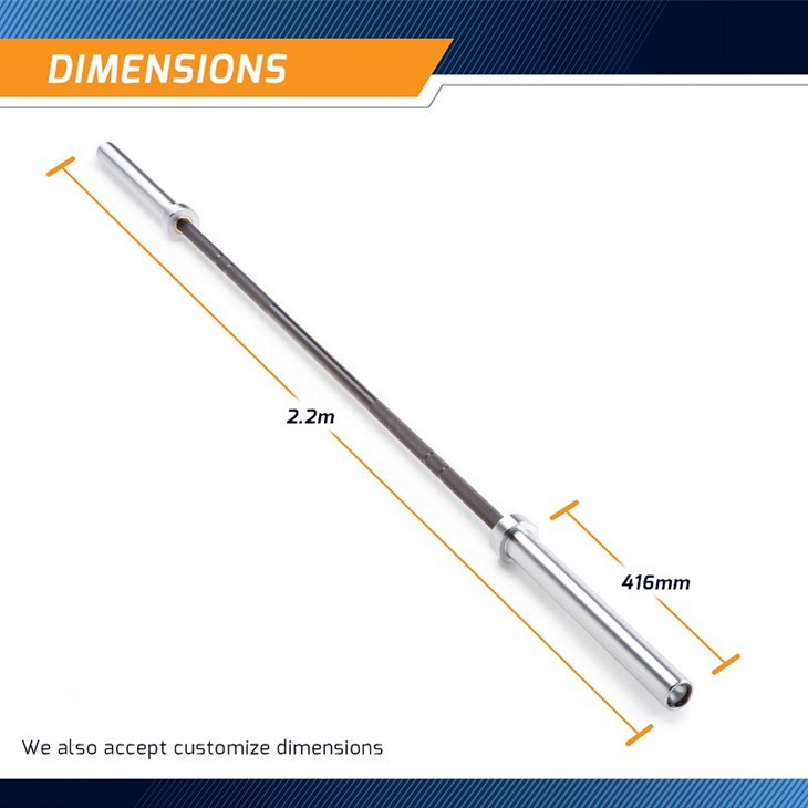China Black Cerakote Barbell Manufacturer